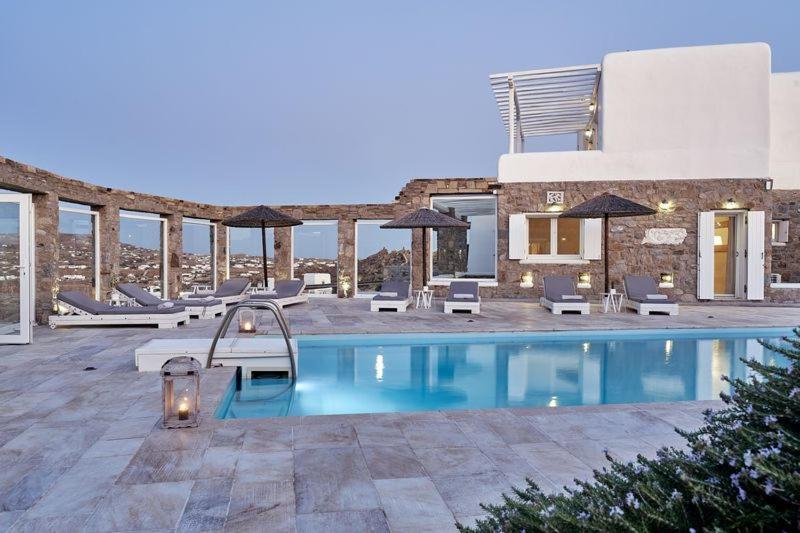 Villa Petrolefko By Ethos Hospitality Ornos  Buitenkant foto