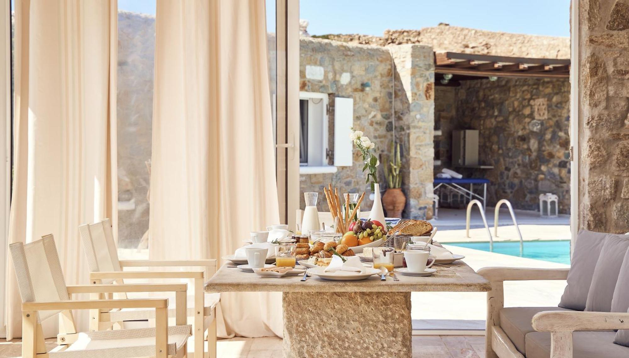 Villa Petrolefko By Ethos Hospitality Ornos  Buitenkant foto